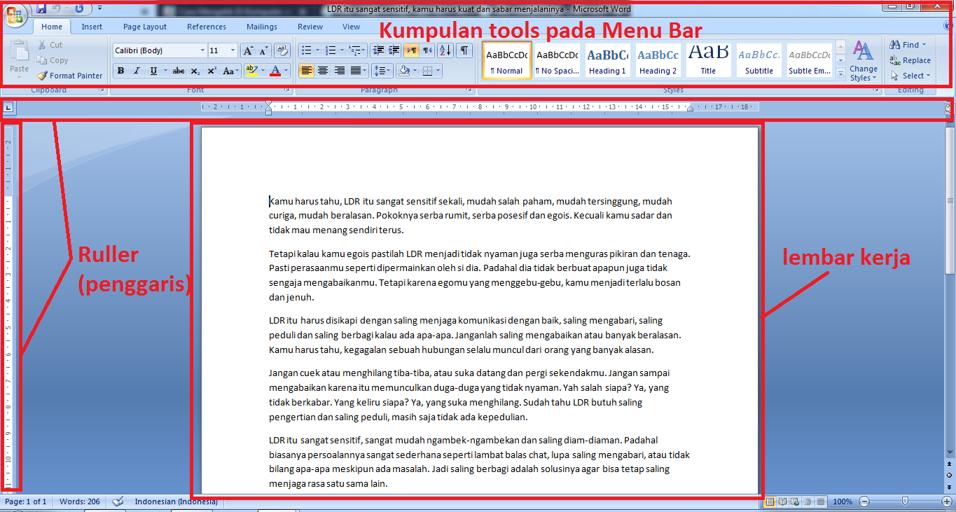 Panduan Lengkap Cara Mengetik Agar Rapi Di Microsoft Word Blogger Toraja