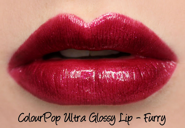 ColourPop Ultra Glossy Lip - Furry Swatches & Review
