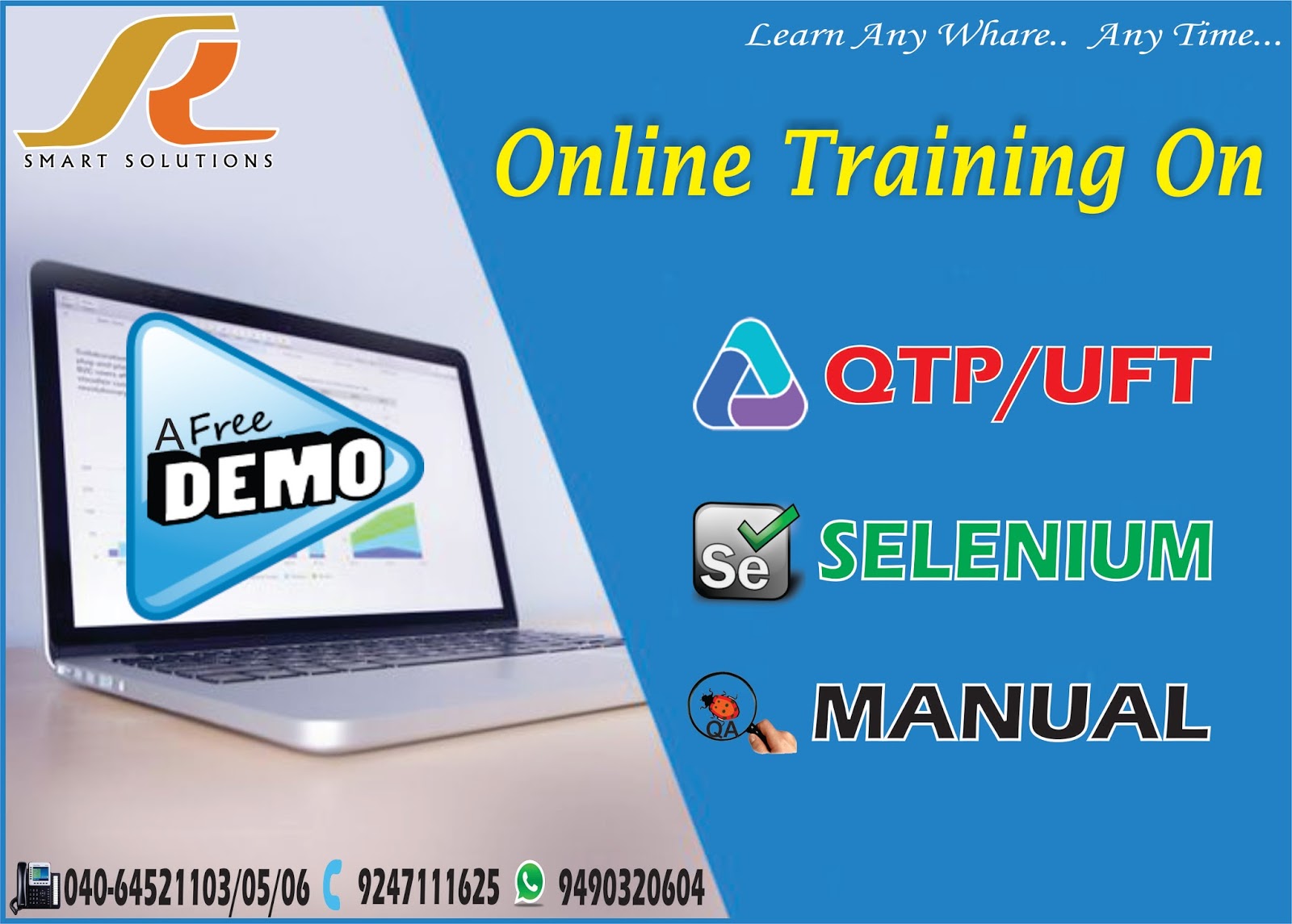 Software Testing Tools Training Software Testing Tools Online Training in Bangalore