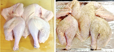 Spatchcock, Turkey, turkey Rub, Dry Brine
