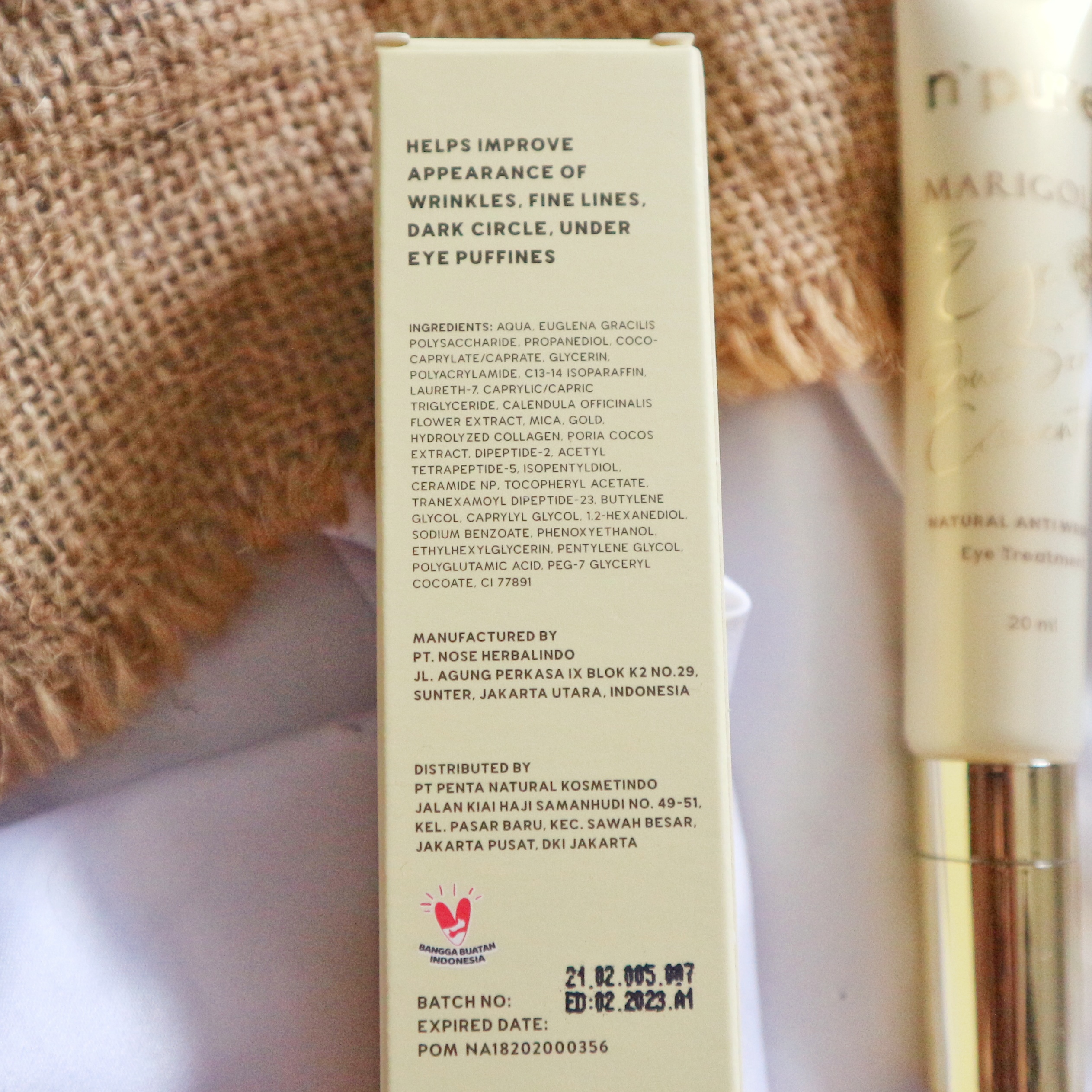 REVIEW N'pure Marigold Eye Power Serum Concentrate