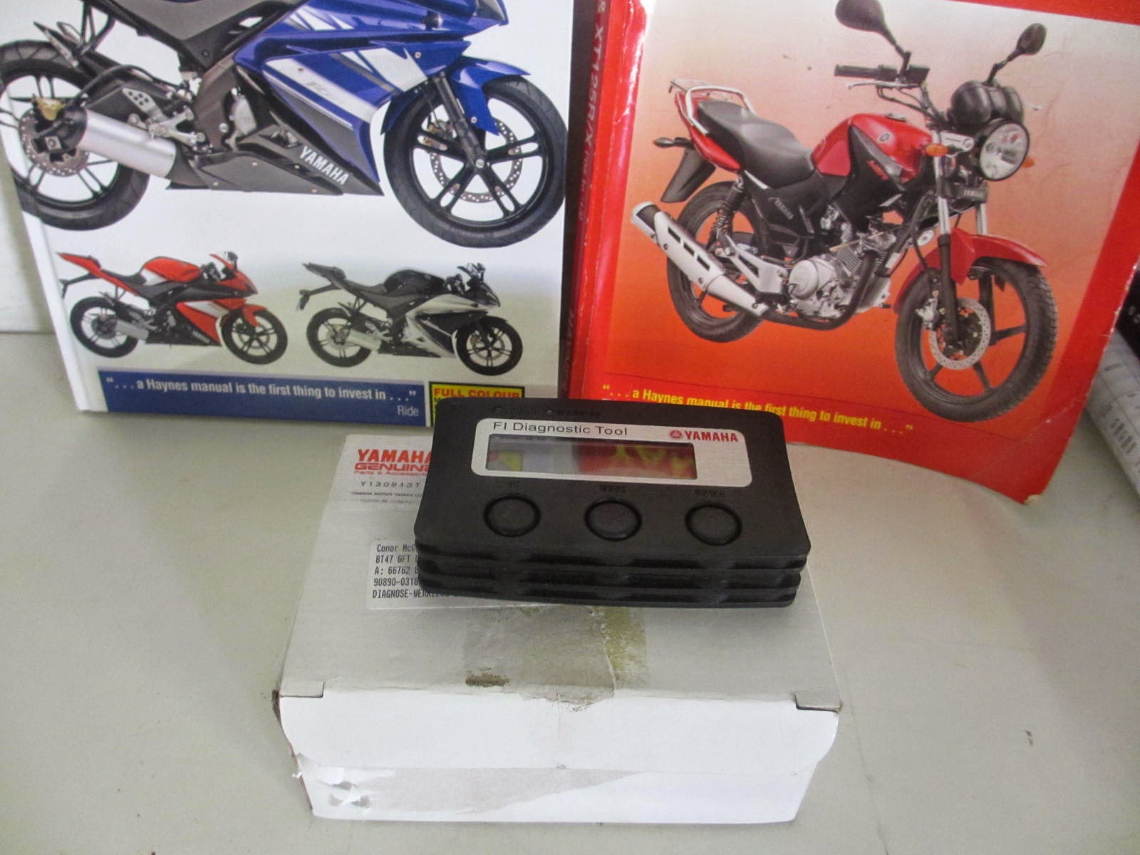 Yamaha YBR 125 Owner Blog Yamaha YBR 125 , Yamaha FI diagnostics Tool