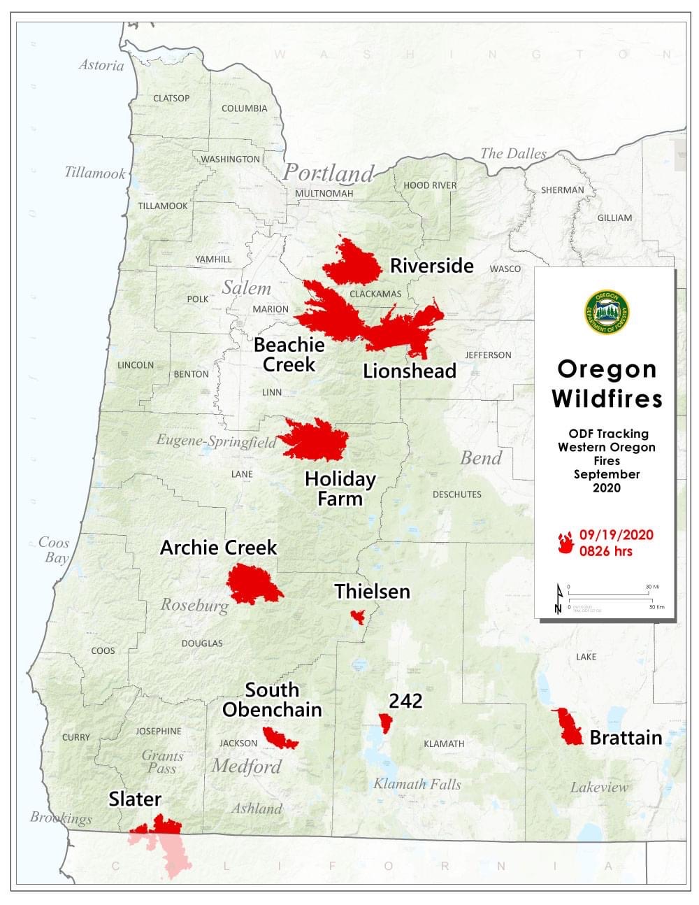 Southwest Oregon Wildfire Information Center FIRES IN OREGON