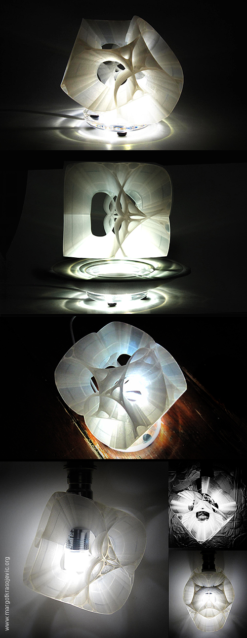 Orbital Magnetic Levitating LED Light design by Margot Krasojevic