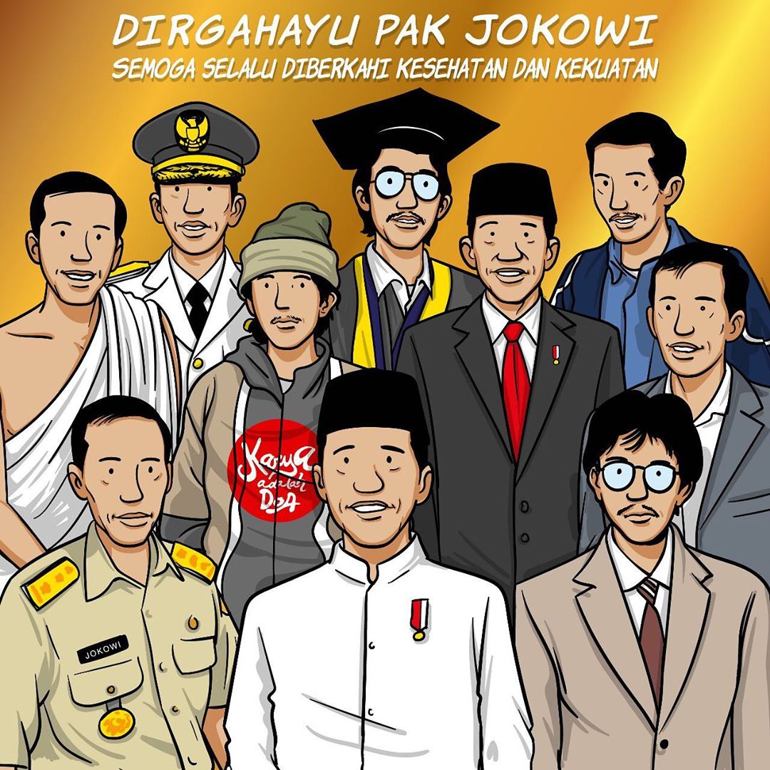 Papillon Studio Ilustrasi Ini Ungkap Tentang Jokowi