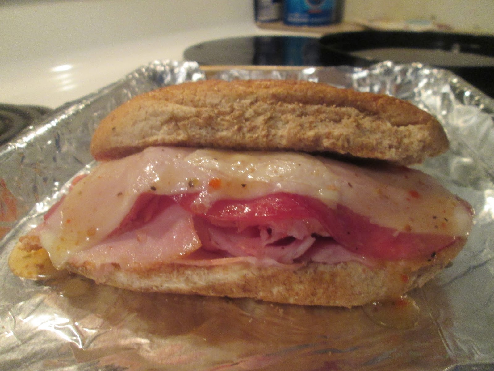 Diab2Cook: Baked Ham, Salami, and Provolone Mini Sub w ...