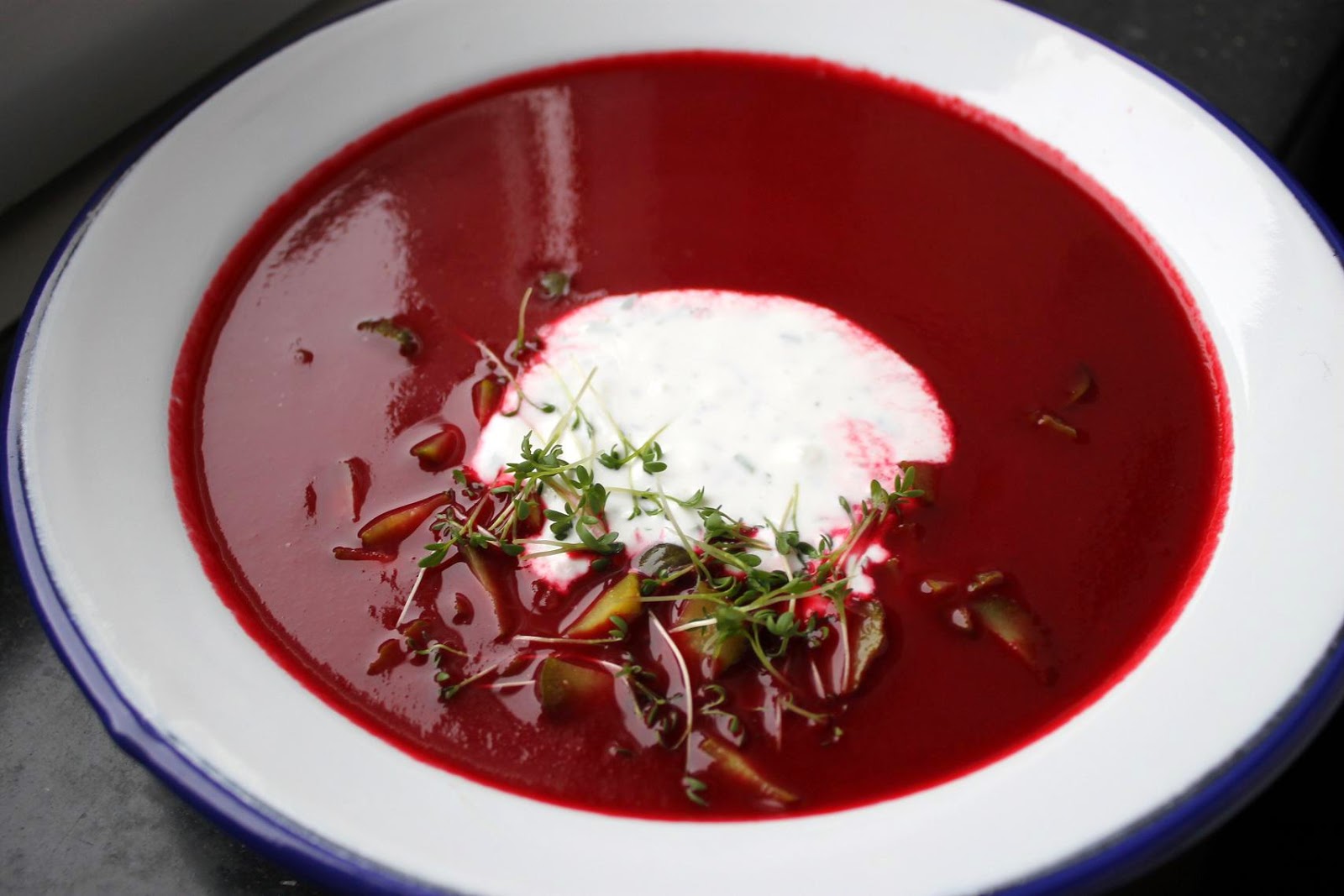 Kalte Rote Bete Suppe