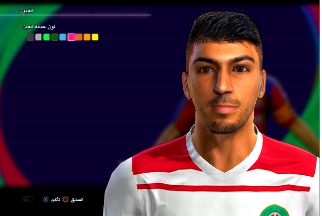 PES 2013 Aymen Barkok Face by ChiCho Mods - ChiCho Pes Mods