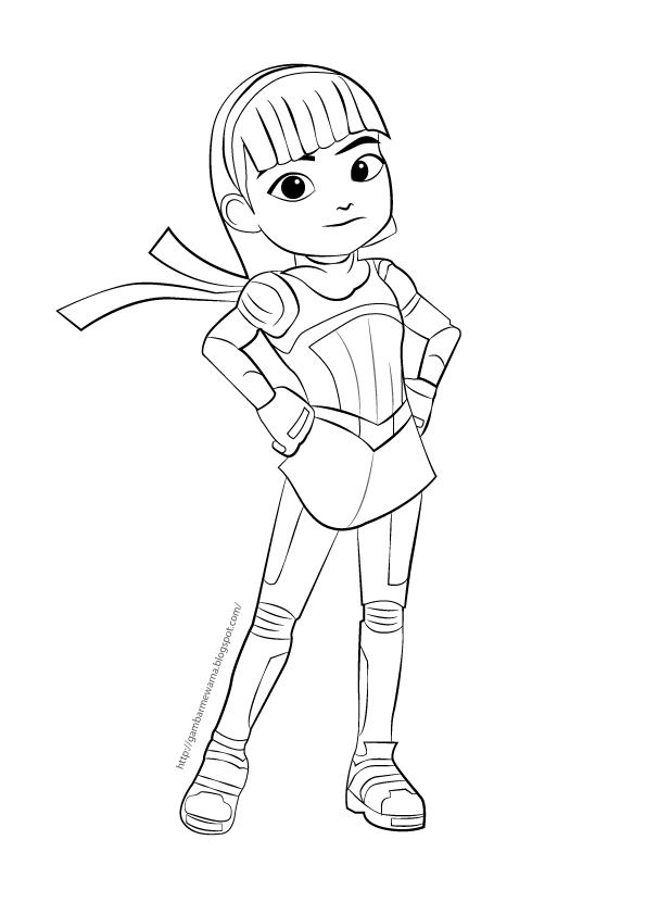 Printable Ejen Ali Coloring Pages Kakashi Coloring Page Kakashi | Sexiz Pix