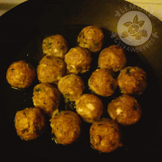 Greek meatballs & kritharaki (orzo)