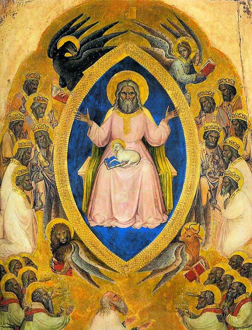 Poliptico do Apocalipse, detalhe. Jacobello Alberegno (... – 1397) Poliptico do Apocalipse, detalhe. Jacobello Alberegno (... – 1397)