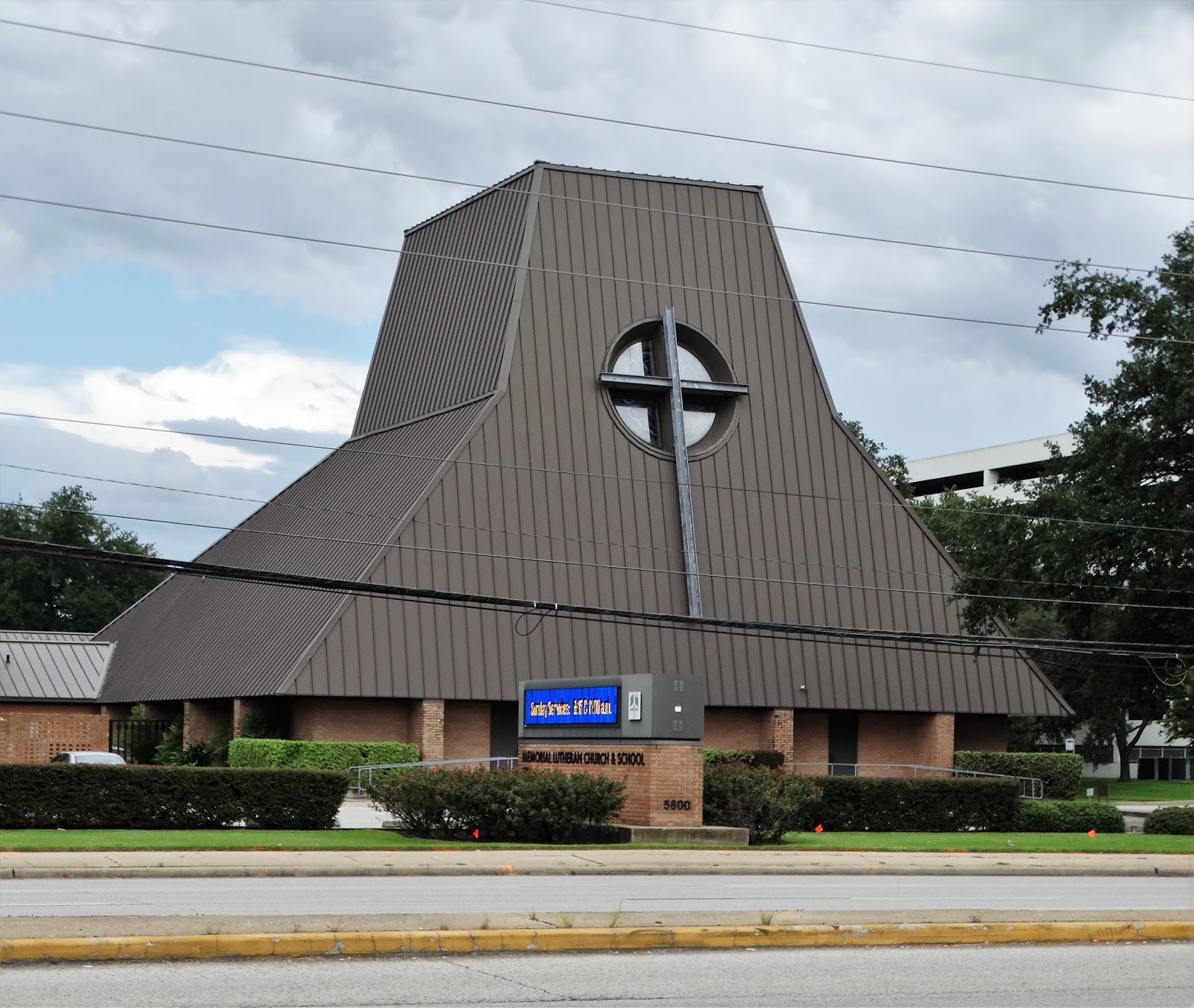 Houston in Pics Westheimer at Bering Dr Memorial Lutheran Church and