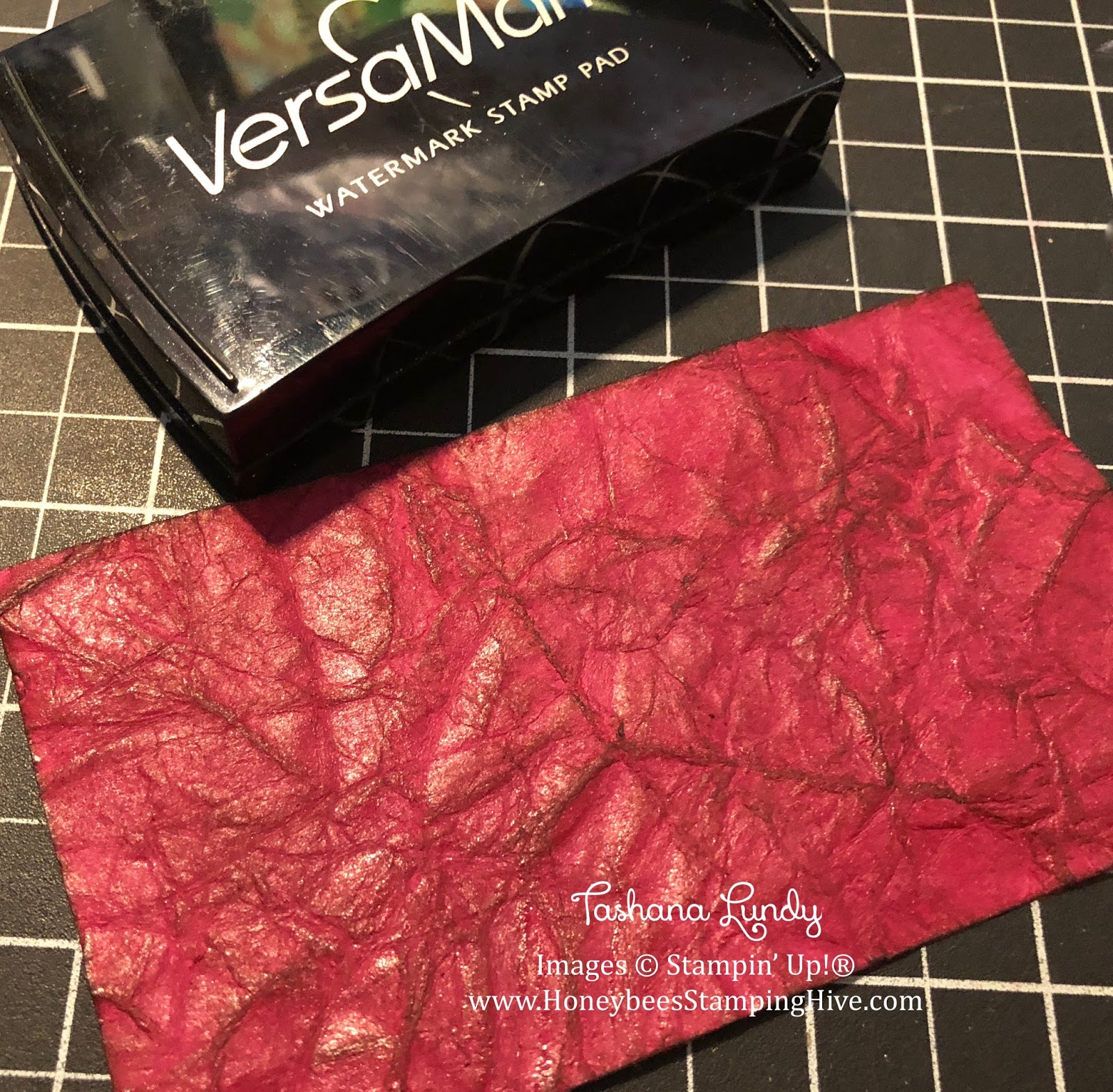 ` Faux Leather 3 Ways with Heat Embossing SBTD March Blog Hop