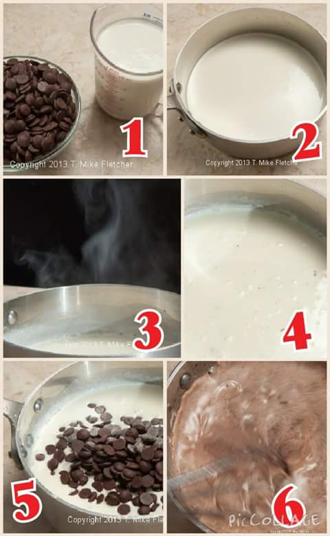 Resepi Langkah Demi Langkah Chocolate Ganache.Kita Buat 