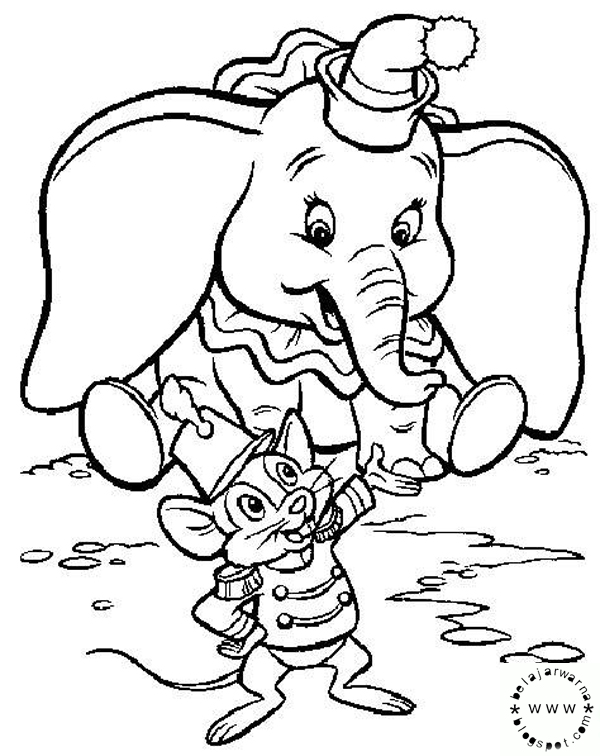 Belajar Mewarnai: Mewarnai Halaman Gambar Binatang