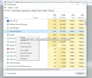 Cara Mengatasi Windows Explorer Not responding 