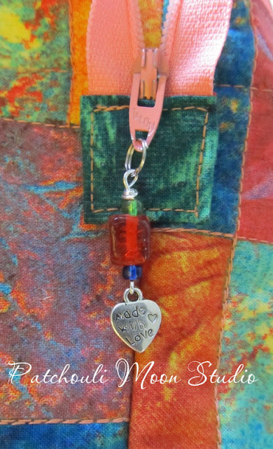 Patchouli Moon Studio~ Tutorial for Making a Zipper Pull With Beads & a Charm