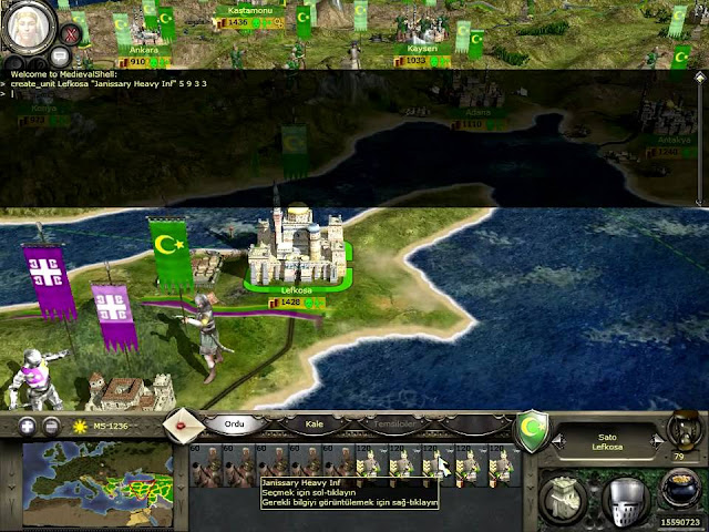 Medieval 2: Total War hileleri