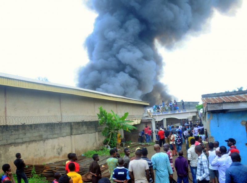 Photos Fire Destroys N7.5Billion Ranona Nigeria Yoghurt Factory In