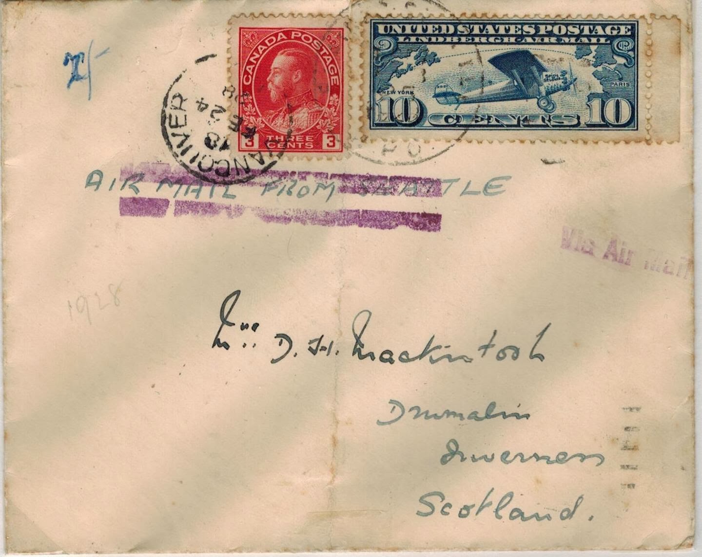 Postal History Corner: 7. Air Mail Letter Rates to the United Kingdom