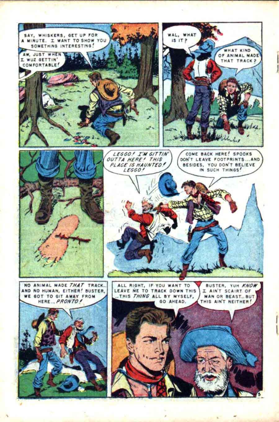 Buster Crabbe v1 #3 golden age comic book page art by Al Williamson