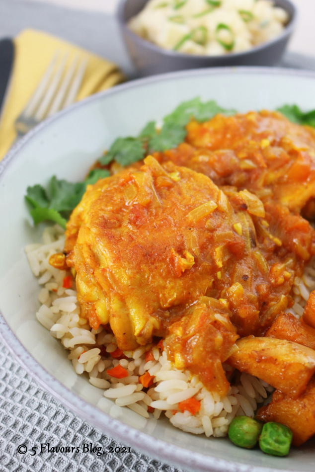 PLAT DU JOUR : Madras Style Curry Chicken