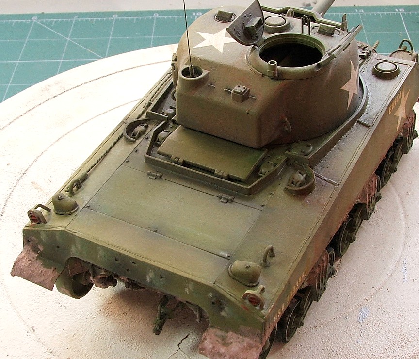 M4 (75) DV Sherman medium tank (direct vision) early case report