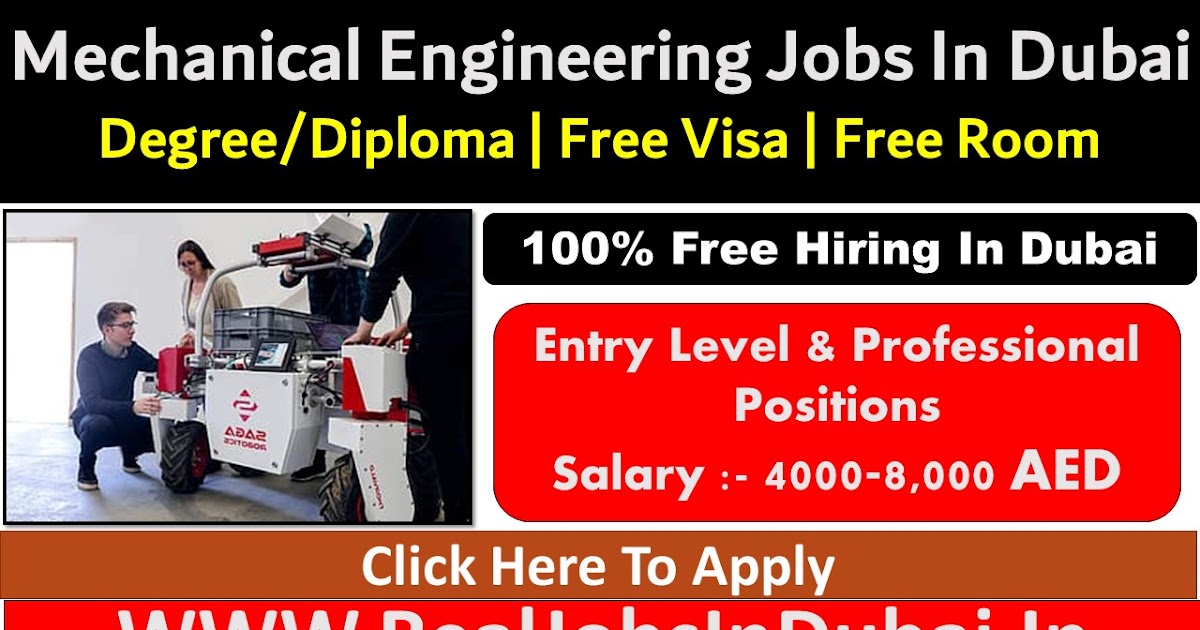 Job Opportunities In Dubai For Engineers www.realjobsindubai.in