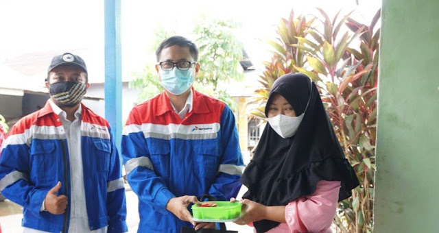 Ini Dilakukan Pertamina Cegah Gizi Buruk di Tengah Pandemi di Kalimantan
