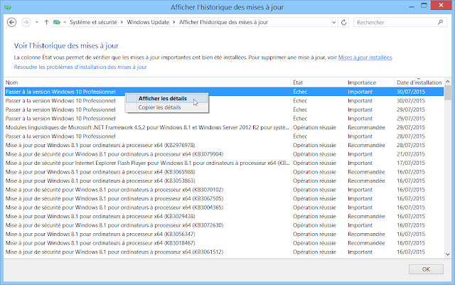problème d'installation du logiciel dans Windows 7