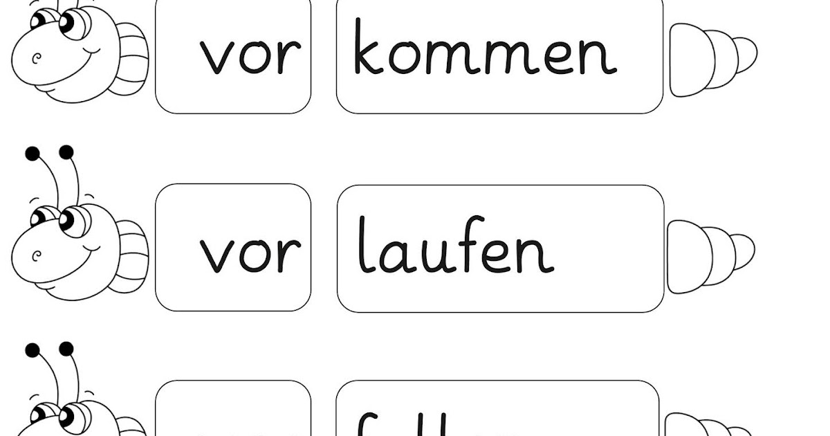Wörter Mit Ver Und Vor Lernstübchen: Verben mit den Vorsilben vor und ver (mit Link)