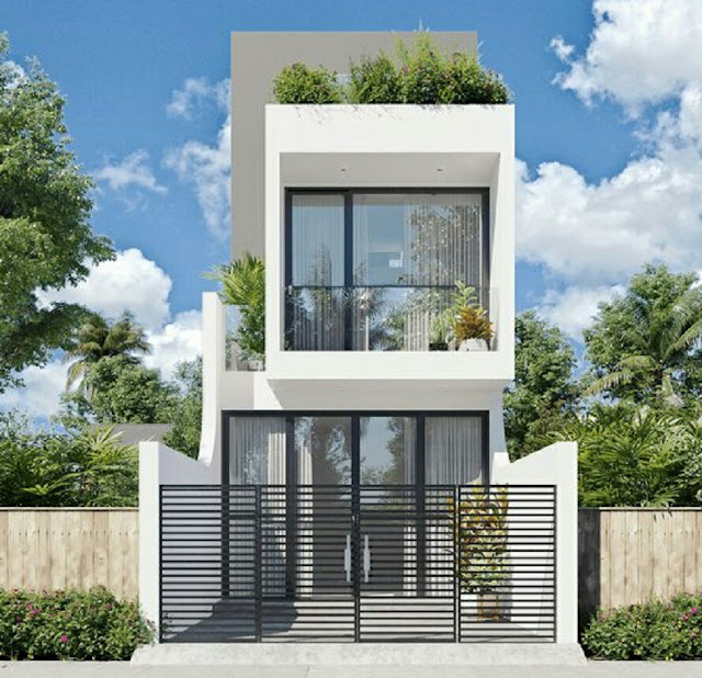 small two storey house plans with balcony