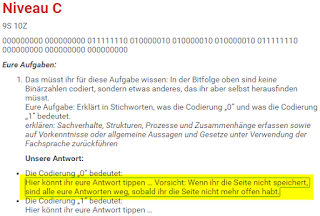 Screenshot (Auszug) Screenshot mit Auszug aus der Seite