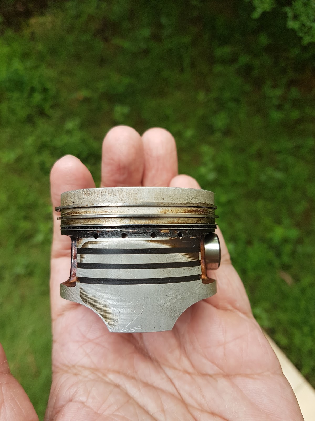 Piston Honda Supra X 125 setelah 10 tahun