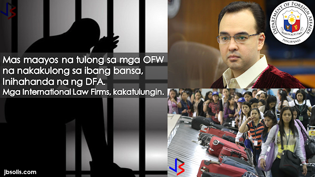 The Department of Foreign Affairs (DFA) is seeking to increase retainer agreements with law offices in other countries to help aid Filipinos who are in legal trouble, especially those on death row.  This follows President Rodrigo Duterte’s directive to work double time in assisting Filipinos who are facing death sentences.  There are currently 85 Filipinos on death row in other countries, 25 of whom are in Saudi Arabia. Just last week, a Malaysian court sentenced nine Filipinos to death over the Sabah standoff that killed at least 70 people. This increases the number to 92 OFWs on death row abroad.  In January, OFW Jakatia Pawa was executed by hanging in Kuwait for killing her employer’s daughter. The DFA and the Philippine Embassy in Kuwait only learned about her case the day before her impending execution on Jan. 24.  To avoid future executions of Filipinos abroad, Quezon City representative Winnie Castelo has called for the need to draft a comprehensive legal assistance program. He has requested for the DFA and the Overseas Workers Welfare Administration (OWWA) to provide a complete inventory of the OFWs facing jail term and their corresponding court cases in their host country.  With the list of OFWs facing jail terms and their corresponding court cases in their host countries, Castelo said this would enable the House of Representatives to draft a comprehensive legal assistance program to prevent future executions.  The DFA is now reviewing all the death sentences and has instructed the Office of Public Diplomacy to go through the details of the case and prepare to file an appeal, according to Cayetano.  This is welcome news and development. In the past, the government often criticized for acting slowly in cases that involves OFWs on death row. Usually, legal assistance by the Philippine Government is provided at the final stages of conviction, usually resulting in failed appeals and execution.  "The President wants double time and one hundred percent effort," said DFA Secretary Cayetano. "Preemptive or proactive, right from the start (of the case)."he added.  During his initial appointment as DFA Secretary, he said the department would prioritize the welfare, protection, and comfort of overseas Filipino workers. This step, to increase the number of foreign law firms assisting OFWs around the world, is a step in the right direction.