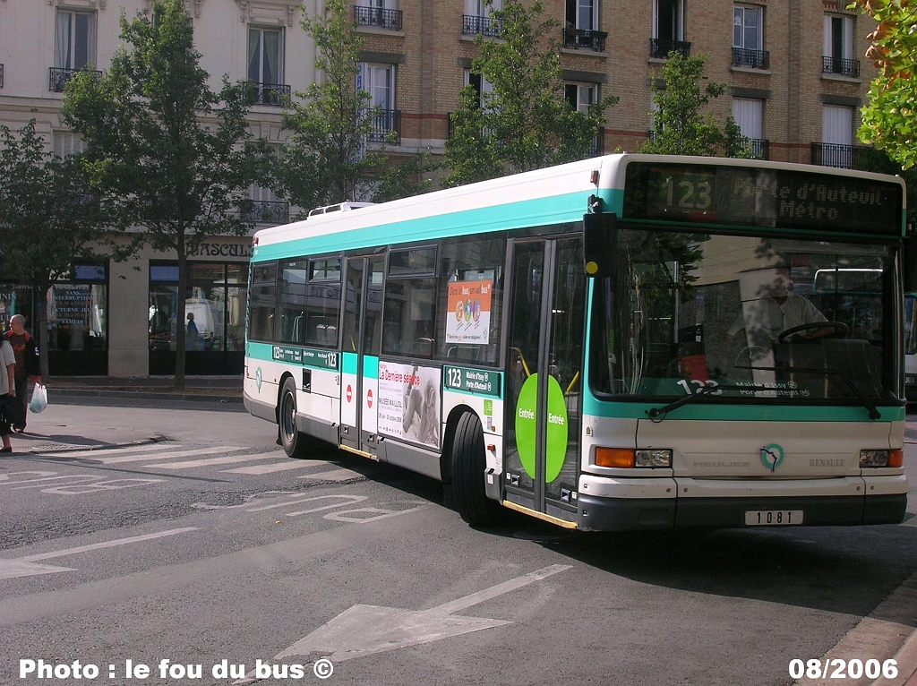 La ligne de bus RATP 123 se convertit à l'hybride avec des bus de la