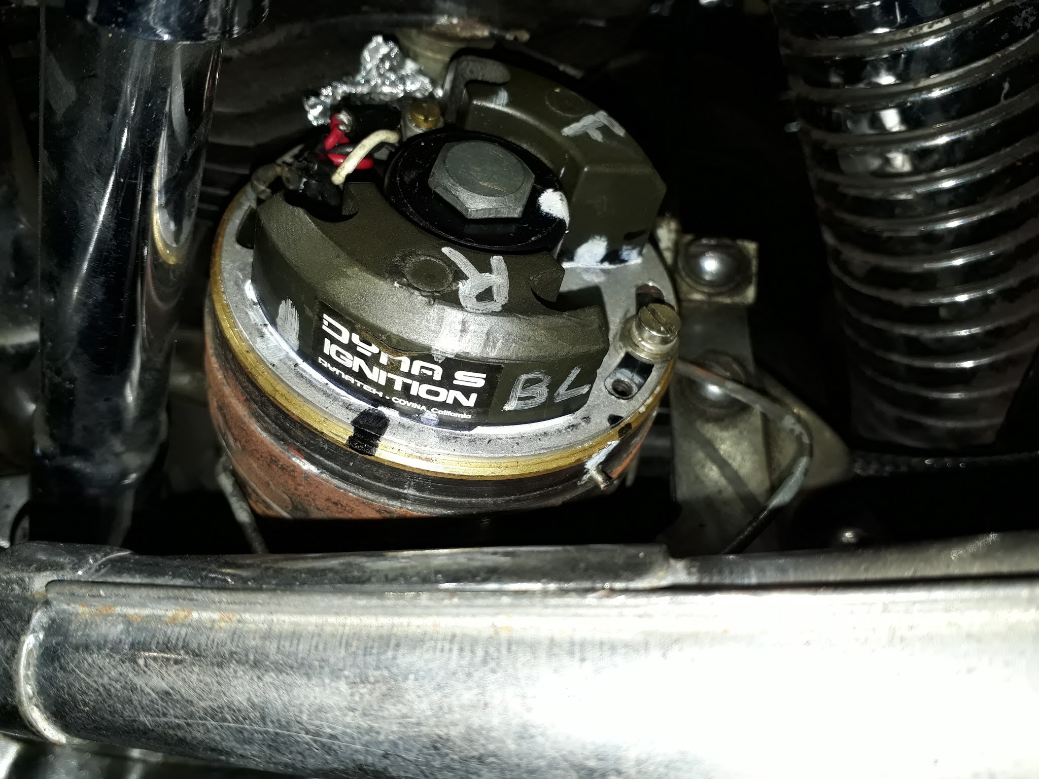 Harley Davidson Panhead Electronic ignition