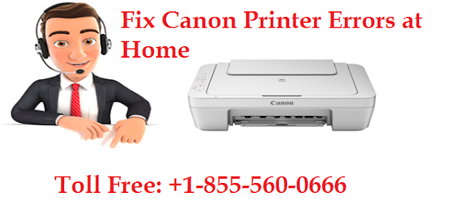Fix Canon Printer Errors at Home with Canon Support Number