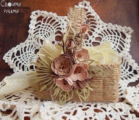 Haz una linda canasta reciclando cajas de cartón ~ Solountip.com