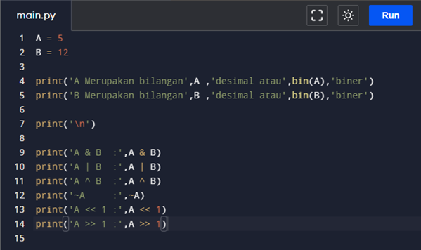 Operator Bitwise pada bahasa Python - Belajar Bahasa Python Part $7 ...