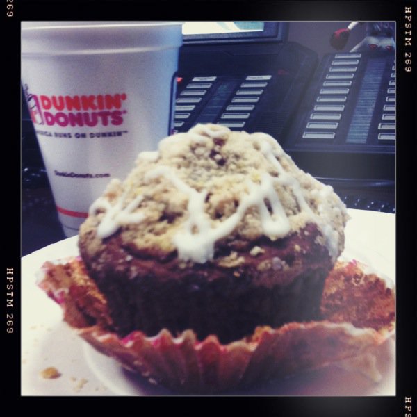 My Pumpkin Obsession PERFECTION Dunkin' Donuts Pumpkin Muffin