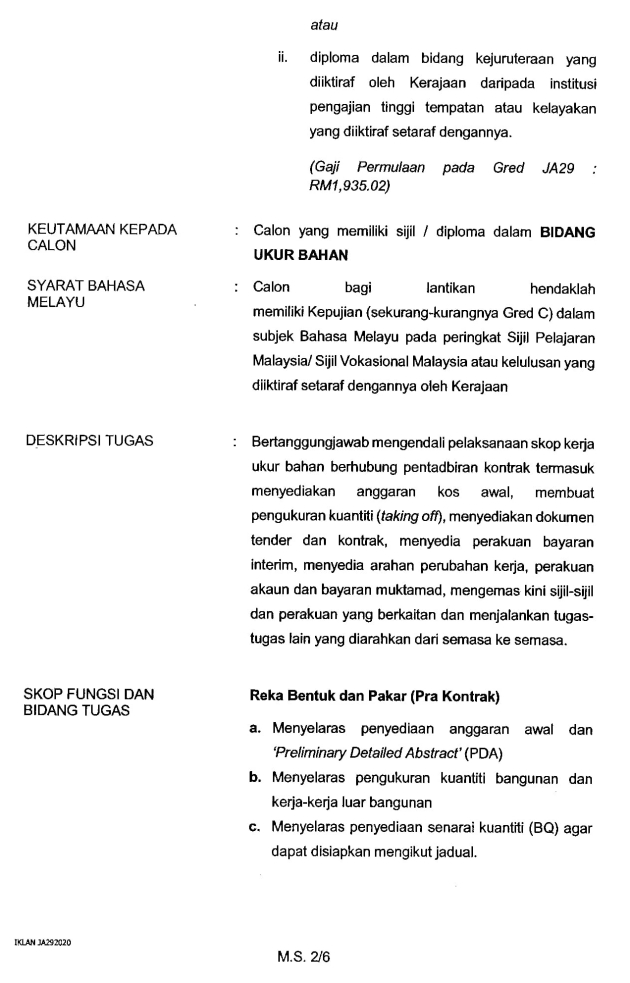Jawatan Kosong Majlis Daerah Kuala Pilah (MDKP) Disember 2020