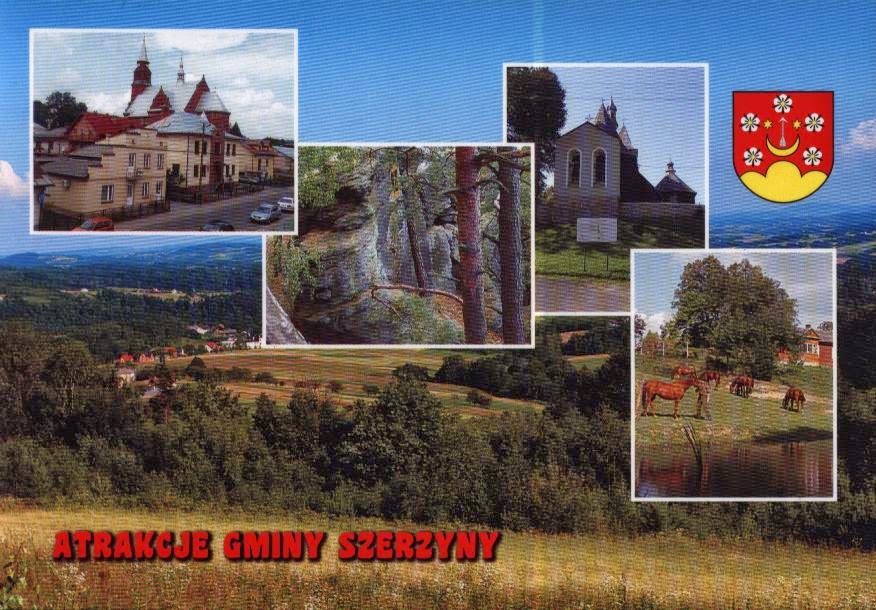 Świat pocztówek Gmina Szerzyny