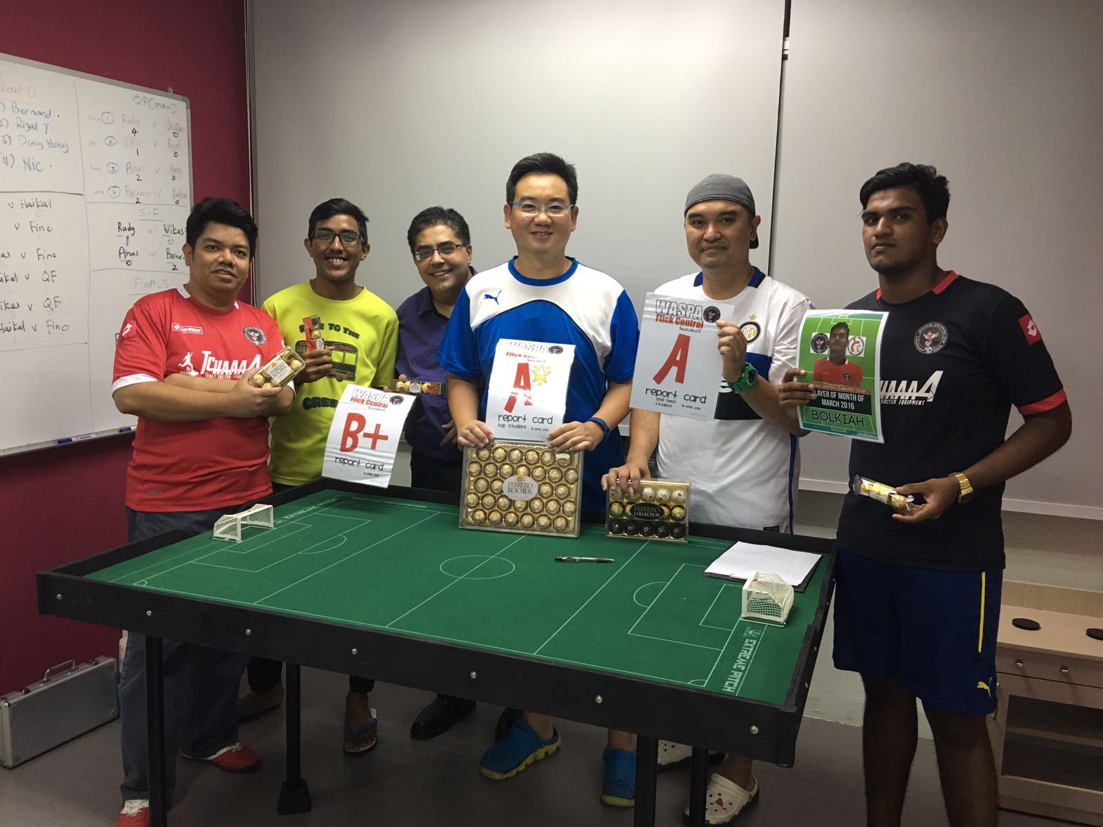 World Amateur Subbuteo Players Association Bernard Lim wins in Singapore!