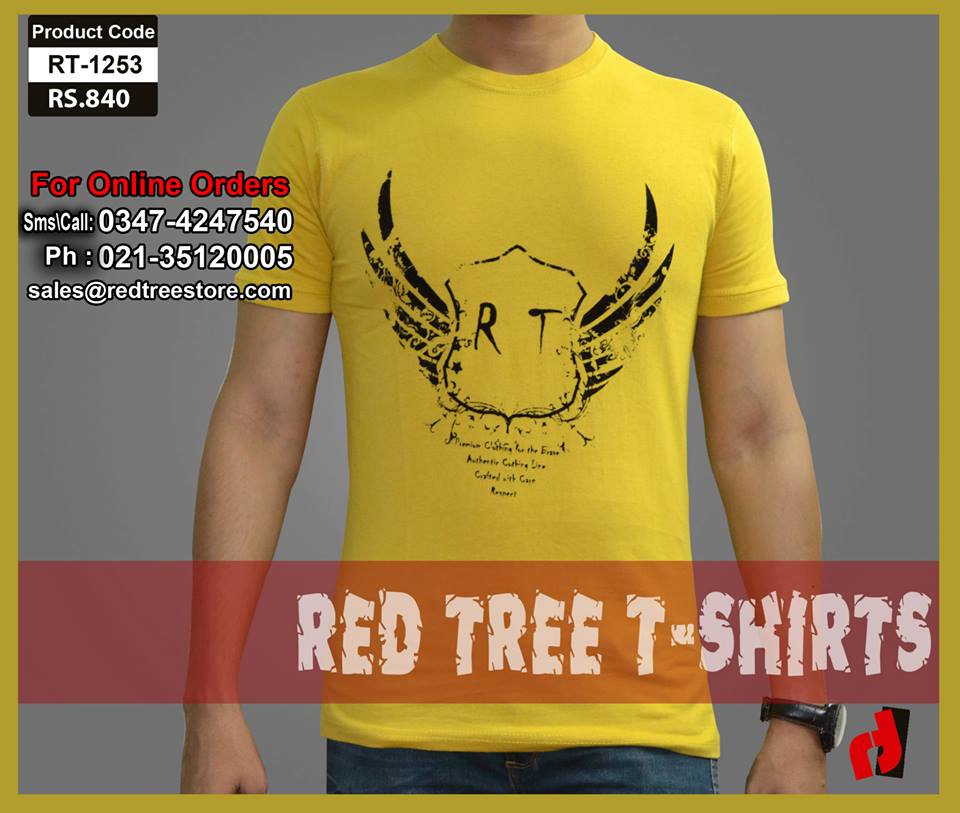 Fashion Ki Dunia: Red Tree T-Shirts Collection 2013 For Men