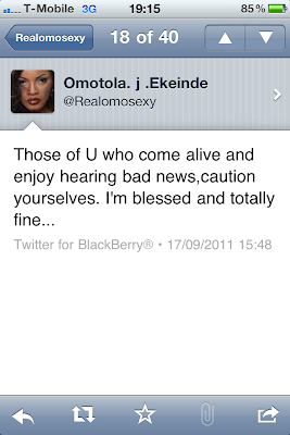 Omotala Is Not Dead, Pls Stop Spreading The Rumour!!! 3