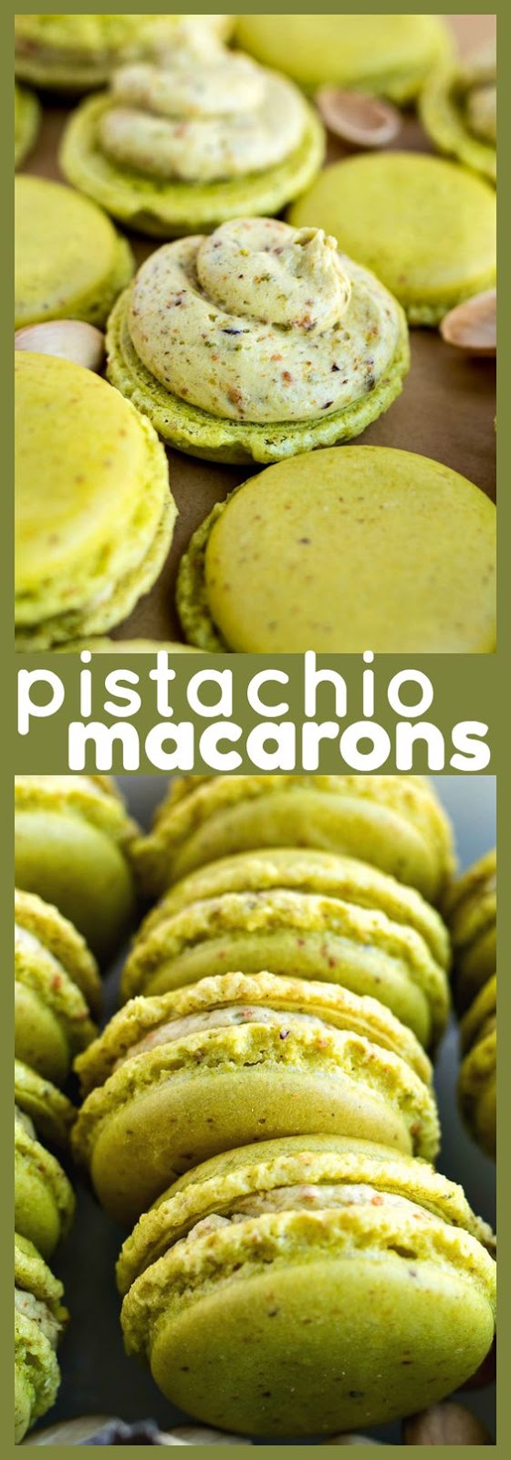 Pistachio Macarons - Healthy Cookies Recipe