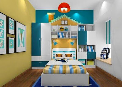 Desain kamar tidur anak laki-laki