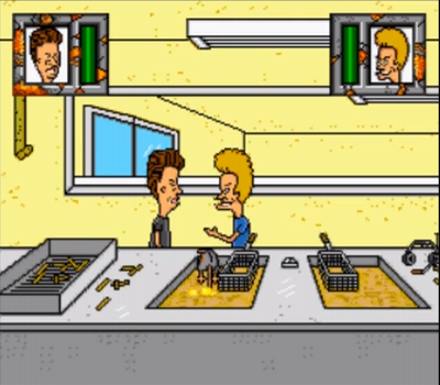 Retro Oasis Beavis And Butt Head Sega Genesis
