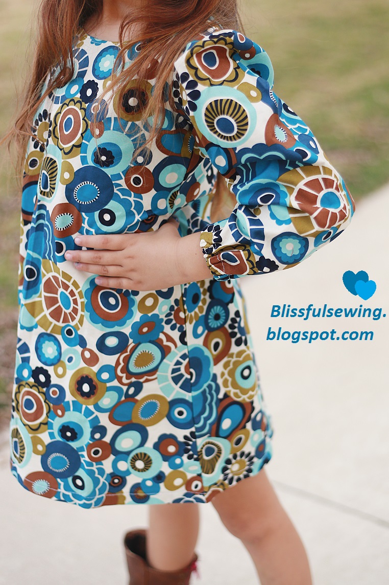 Open- Shoulder Dress/Top Sewing Pattern, Long Sleeve Dress, Short